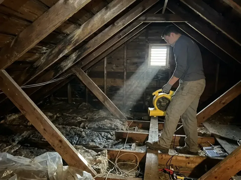 attic-water-damage-drying-proc-007 — frequently asked questions, Emergency Water Extraction & 24/7 Flood Response in South J…